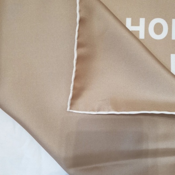 Burberry Square Silk Shawl - Beige - Picture 3 of 6